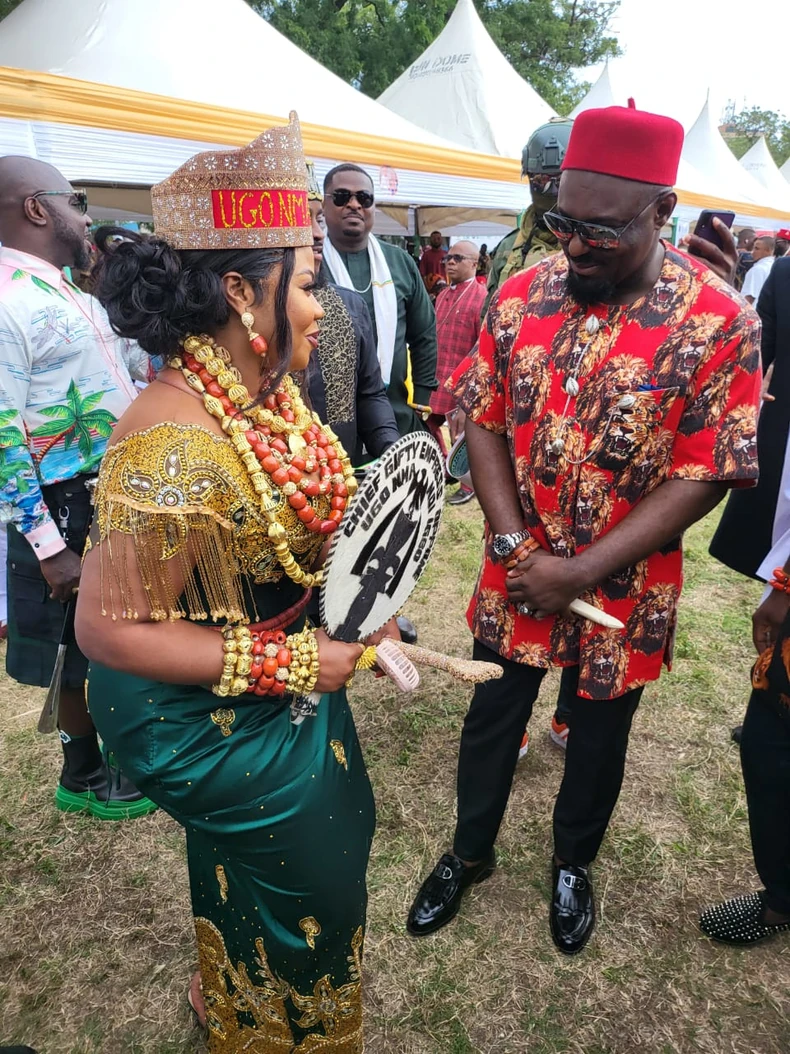 Jim Iyke Conferred With The “Oha Dike 1 Of Indigbo” Title In Ghana