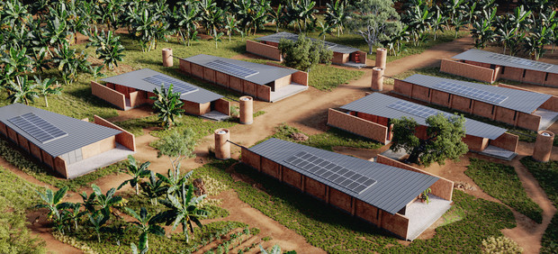 Afryka: Dom z ekologicznych cegieł. Ich skład to w 90 proc. ziemia