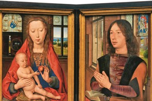 Diptych of Maarten van Nieuwenhove, 1487 (oil on panel)