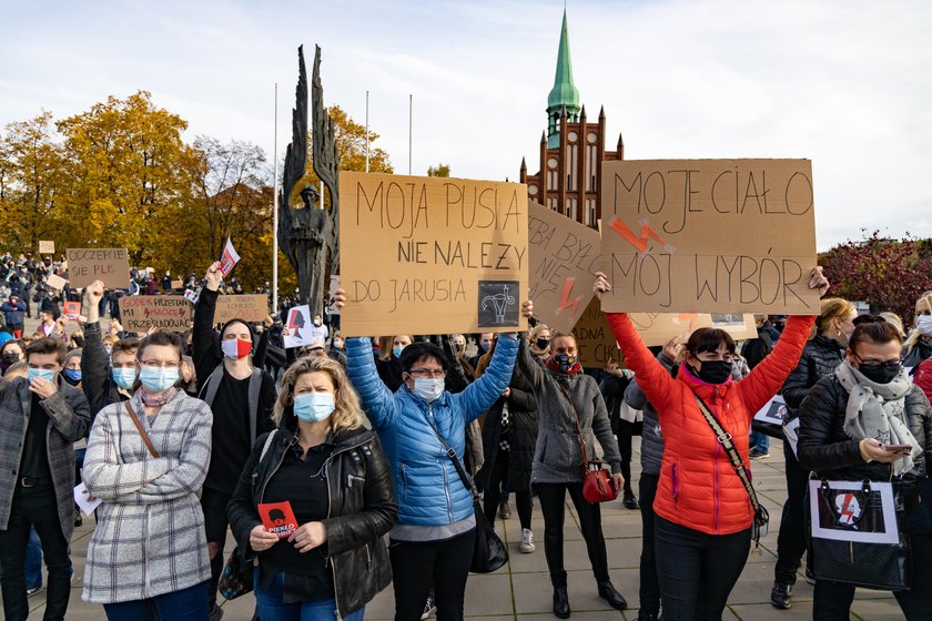 Protest Kobiet w Szczecinie