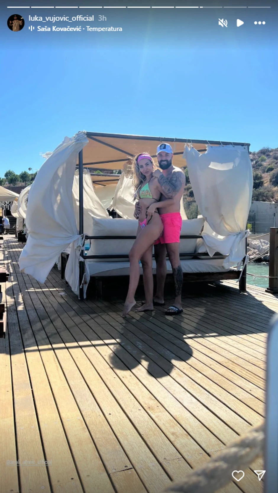 Luka Vujović, objava