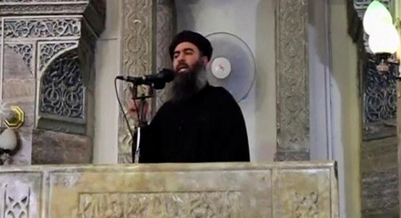 A man purported to be the reclusive leader of the militant Islamic State Abu Bakr al-Baghdadi.