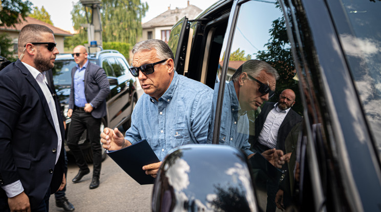 Orbán Viktor megérkezett a kötcsei piknikre