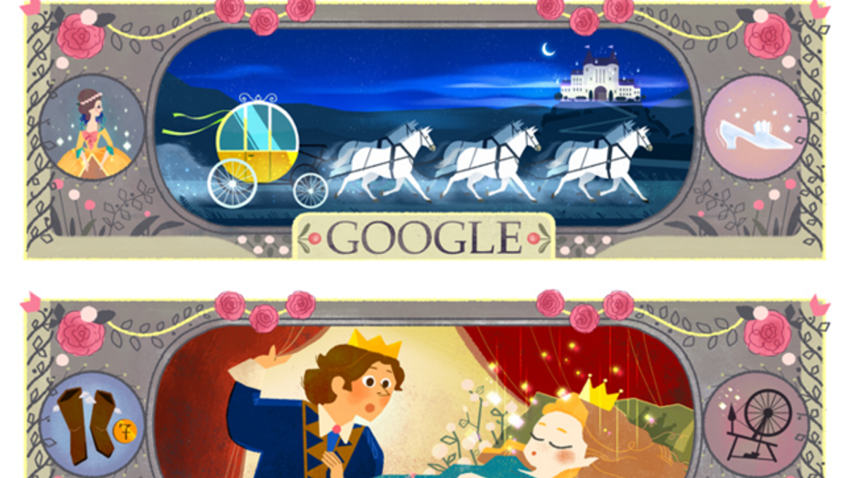 Google Doodle, Charles Perrault