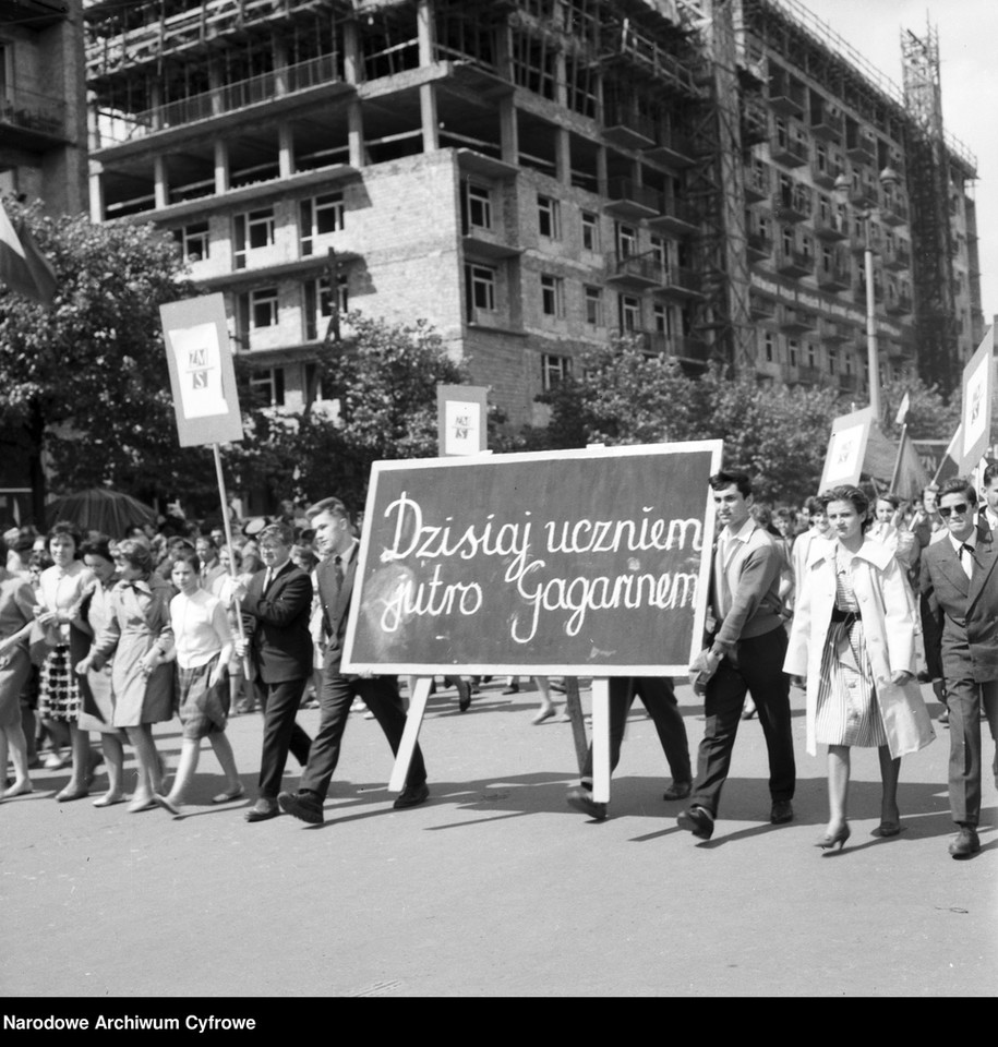 Obchody Święta Pracy w Warszawie/ 1961 rok