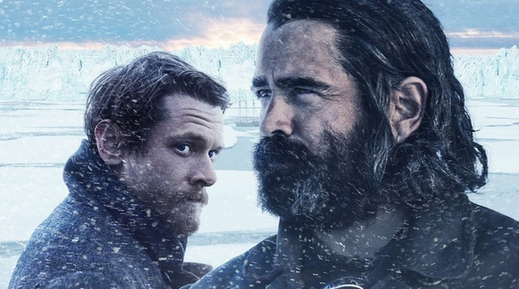 A hajóorvos és a szigonyos a sorozat plakátján (Fotó HBO)