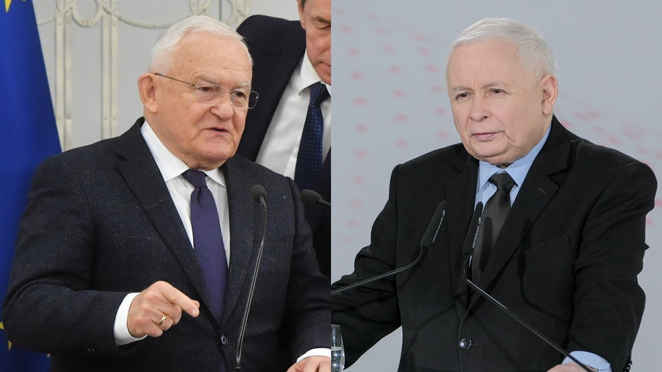 Od lewej: Leszek Miller i Jarosław Kaczyński
