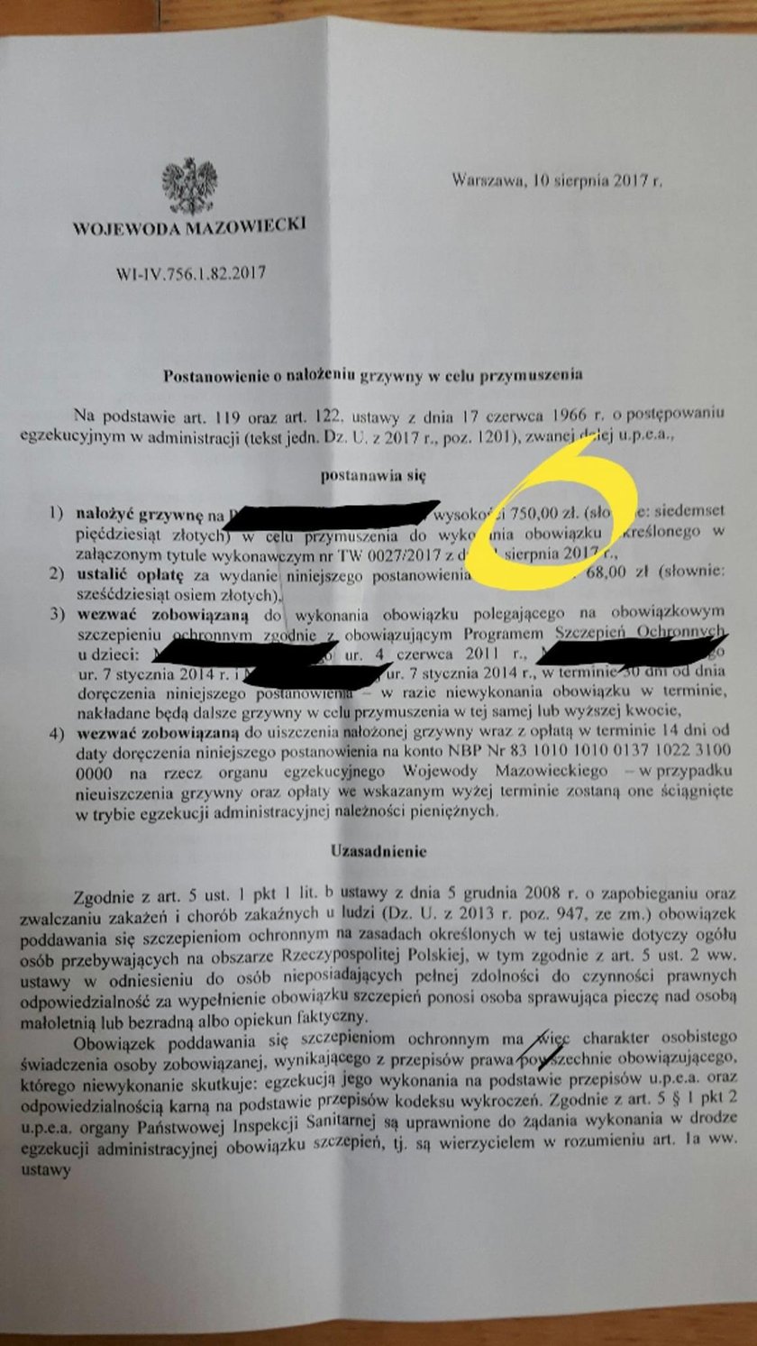 Kary finansowe dla rodziców, którzy nie szczepią dzieci