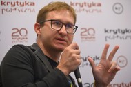 Sławomir Sierakowski podczas jednego ze spotkań organizowanych przez Krytykę Polityczną