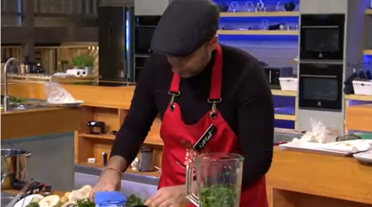 Járai Máté főzés közben teljesen kiakadt / Fotó: RTL 