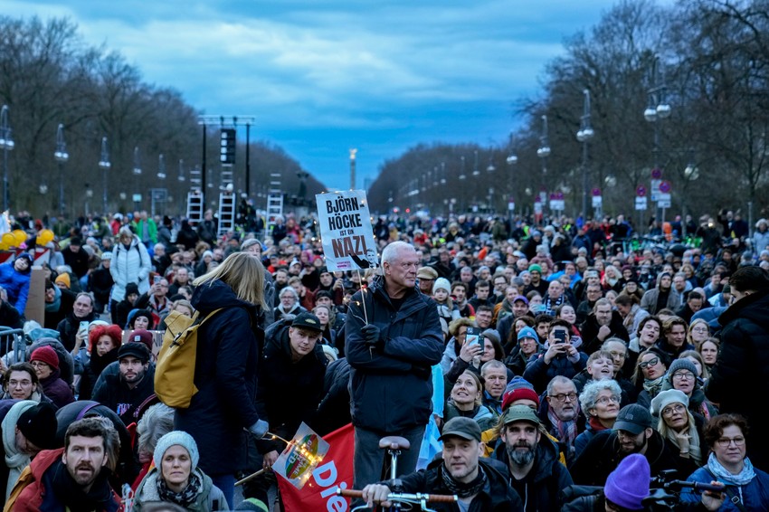 Protest protiv AfD partije u Berlinu 25. januara
