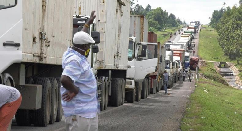 The traffic buildup at Malaba-Busia land borders has led to skyrocketing fuel prices