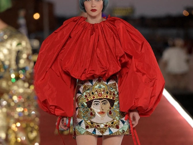 Revija Alta moda brenda "D&G" u Veneciji