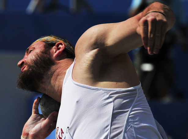 Tomasz Majewski w finale pchnięcia kulą