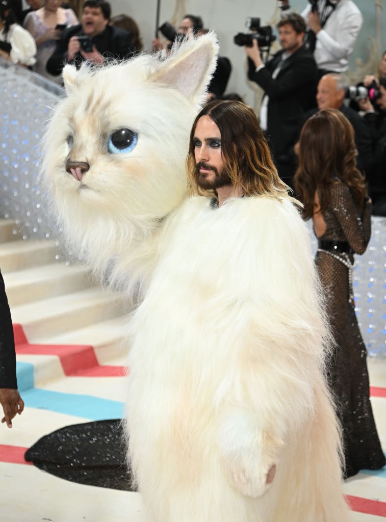 Jared Let a Met gálán Choupette-jelmezben
