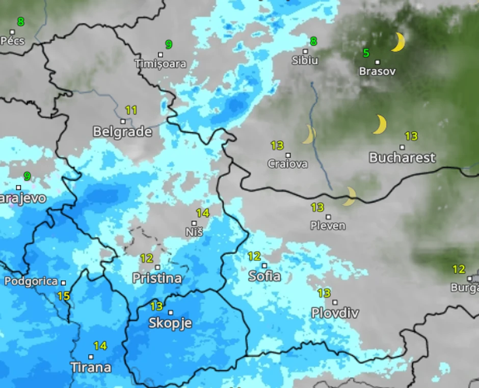 Kako se promena vremena kreće u Srbiji 16. maja u tri sata posle ponoći