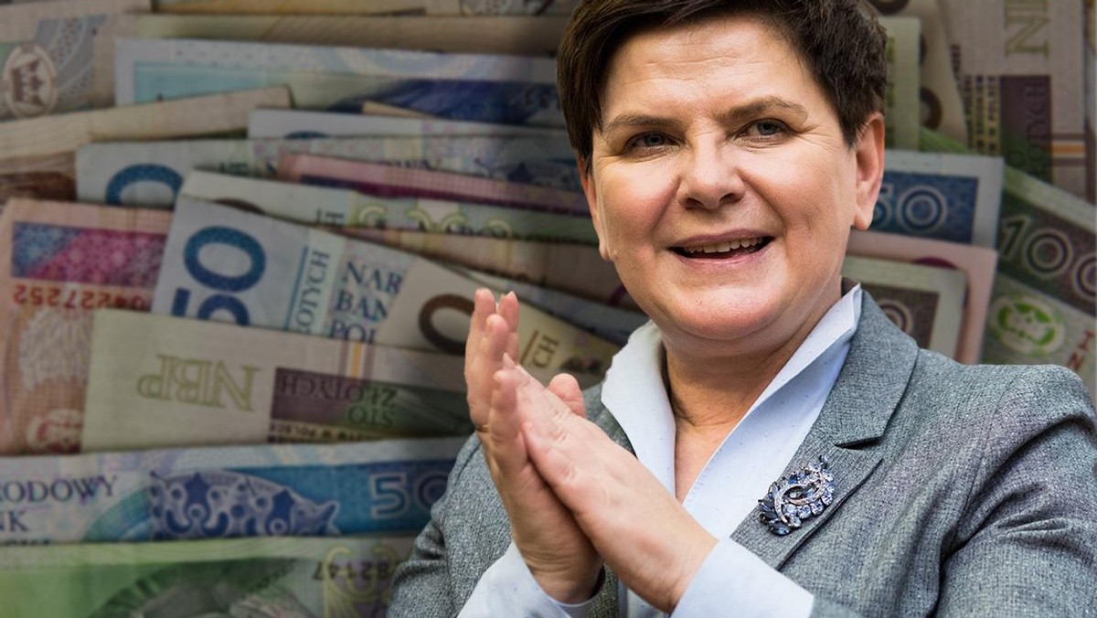 szydło, hajs, kasa, pieniądze, premie, nagrody dla ministrów