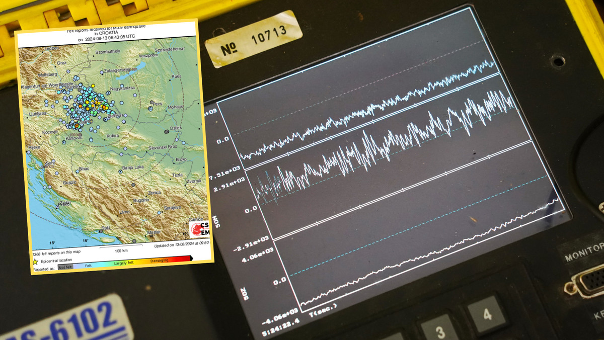 Trzęsienie ziemi w Chorwacji. Epicentrum blisko stolicy. "Mocno odczuwalne"