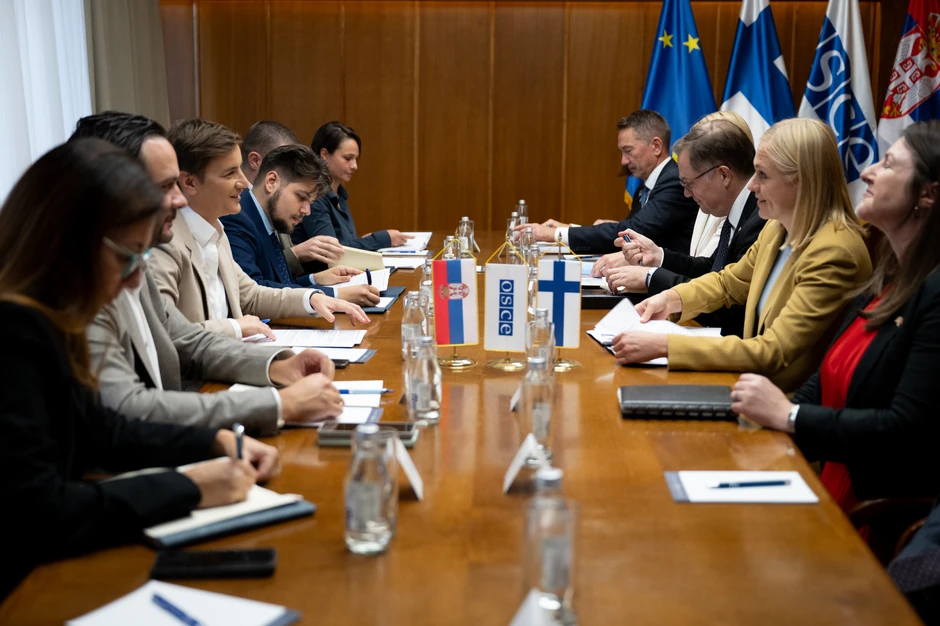 Ana Brnabić i Elina Valtonen