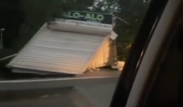 Srušena prodavnica u Sremčici