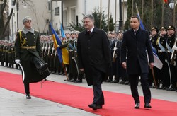 Petro Poroszenko dziękował Andrzejowi Dudzie za wsparcie dla Ukrainy