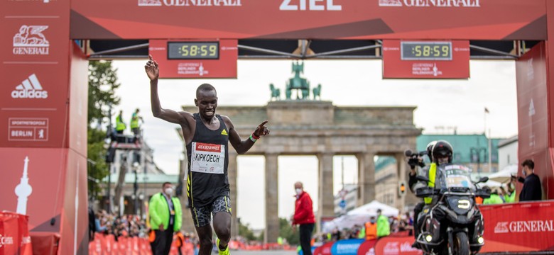 Kenijska dominacja w Berlinie. Jepkosgei z rekordem trasy półmaratonu