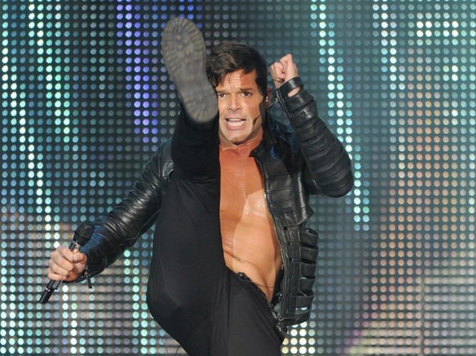 Ricky Martin na festiwalu Arena of Pop w niemieckim Mannheim