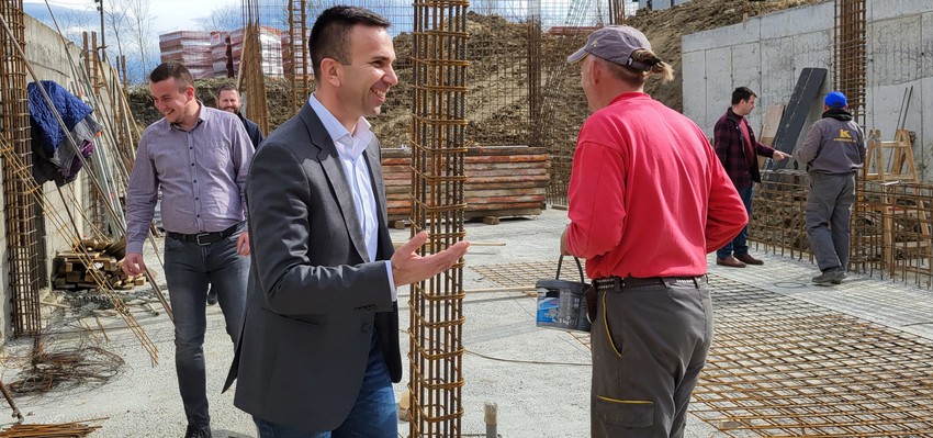 Janković u obilasku radova