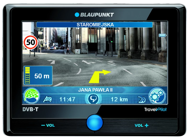 Blaupunkt Travel Pilot 700 zintegrowany z kamerą