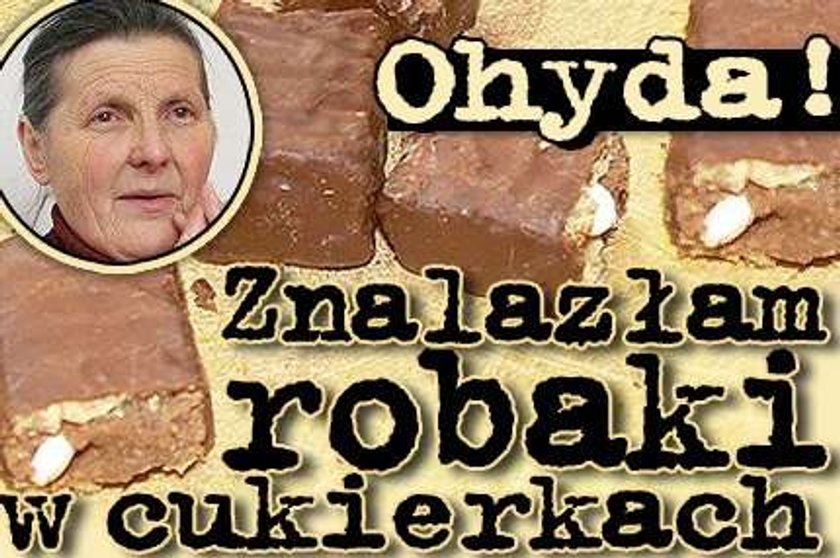 Ohyda! Znalazłam robaki w cukierkach!