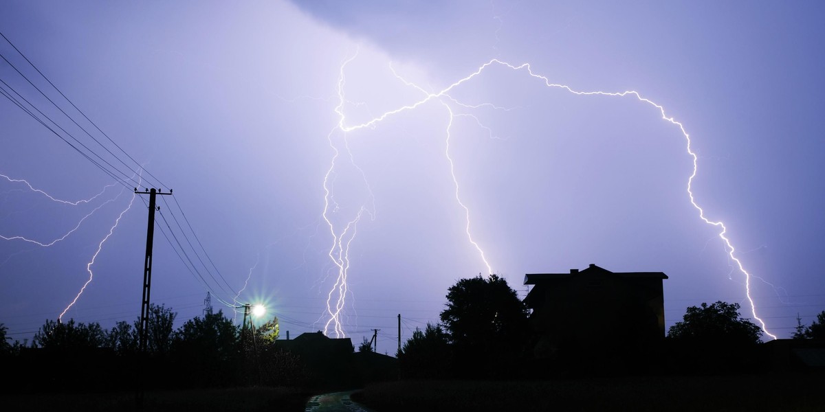 Bardzo groźne zjawiska nad Polska