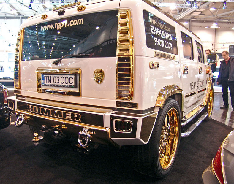 Essen Motor Show 2008: złoty Hummer dla bogatych