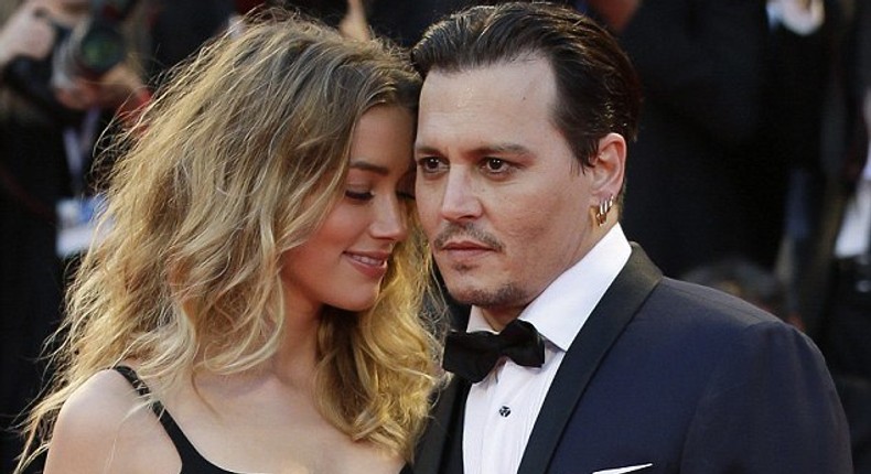 Johnny Depp and AMber Heard