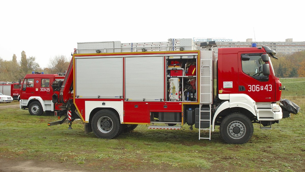 Pysząca: pożar składowiska odpadów