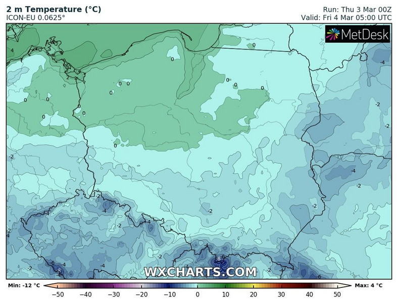 Noc zapowiada się z mrozem, ale lżejszym niż ostatnio