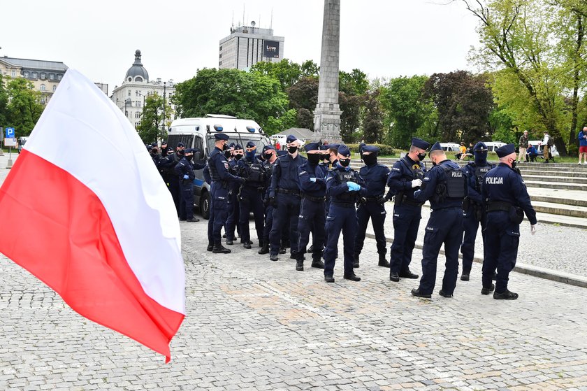 Strajk przedsiębiorców w Warszawie