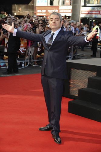 Rowan Atkinson na premierze filmu 'Johnny English Reaktywacja' w Londynie