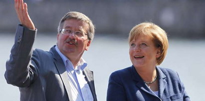 Tak Komorowski podjął Merkel. Zdjęcia z Juraty!