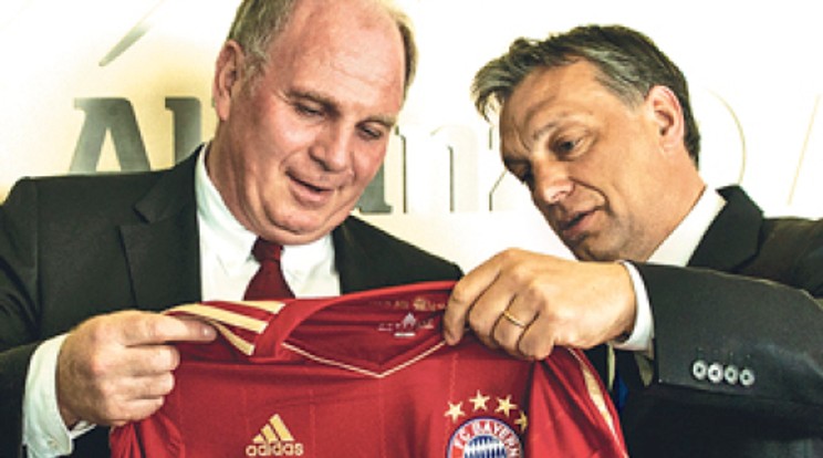 Mezt adott Orbánnak a Bayern München elnöke