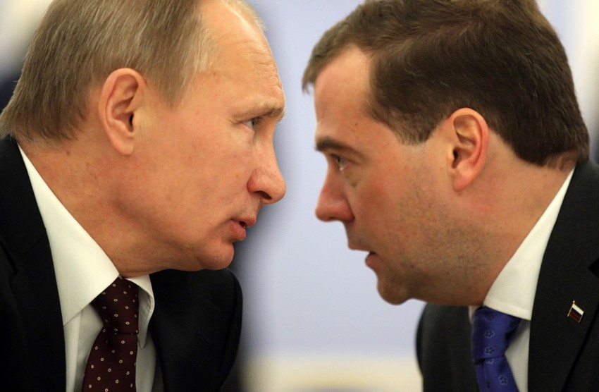 Vladimir Putin i Dmitrij Medvedev