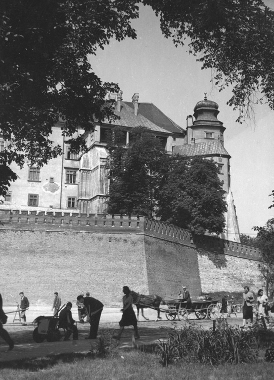 Krüger w trakcie pobytu w Krakowie mieszkał na Wawelu