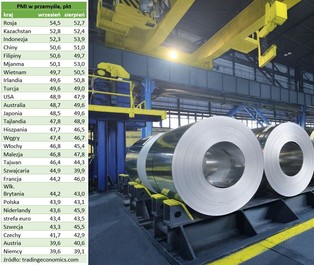 Polska i Europa Zachodnia w recesji, a w Rosji największy boom od 2017 roku. Są dane o PMI dla przemysłu
