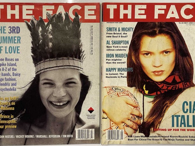 Kejt Mos na naslovnim stranama magazina The Face