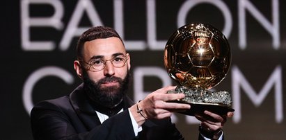 Karim Benzema w czasie odbierania nagrody był wystylizowany na legendarnego rapera. Miał też przy sobie "drobiazg" o wartości... 1,5 mln złotych!