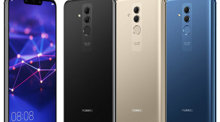 A Mate 20 Lite ezekben a színekben lesz elérhető /Fotó: Huawei