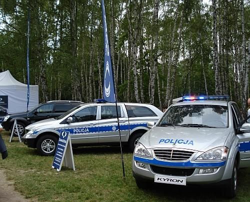 Ssangyong - Radiowozy warszawskiej policji