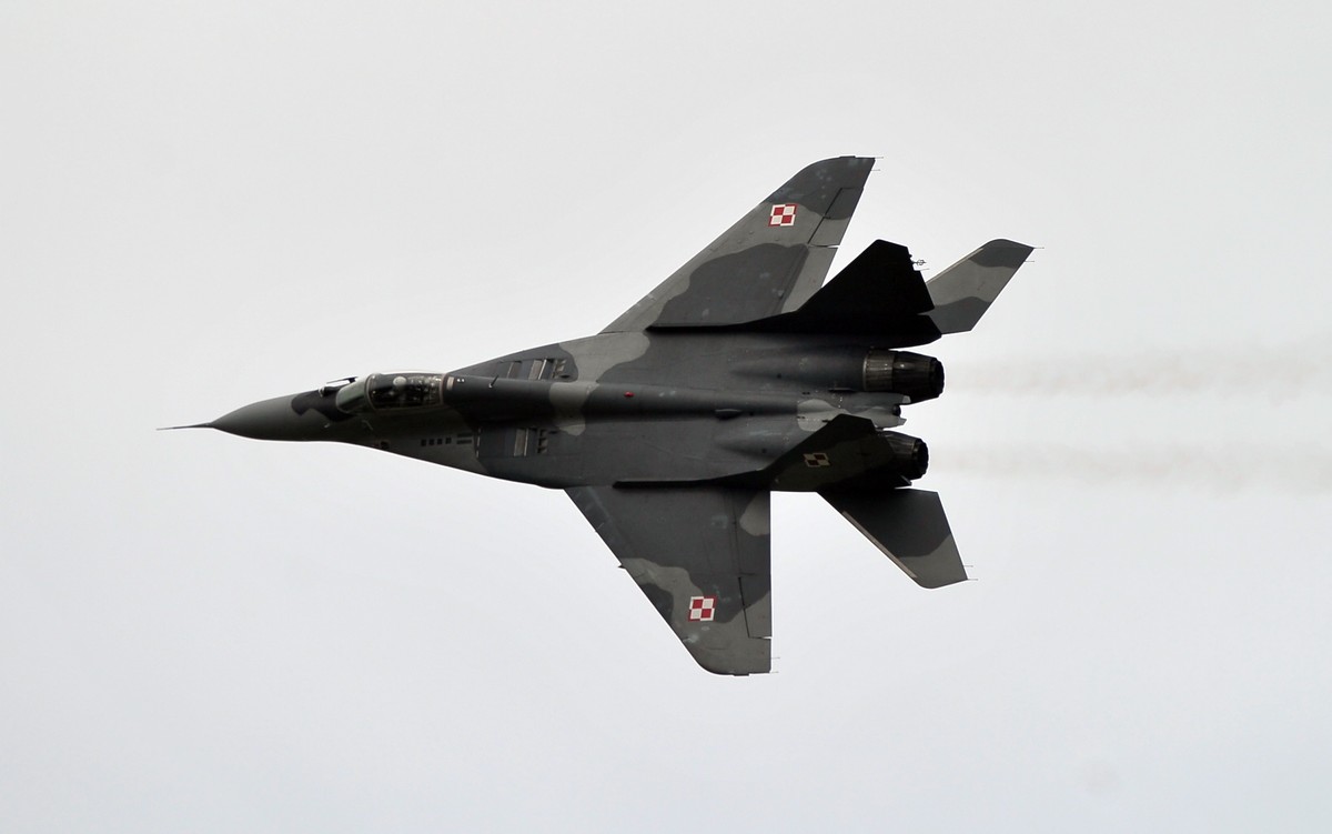 Ten polski myśliwiec poleciał na wojnę. Atakuje rosyjskimi rakietami