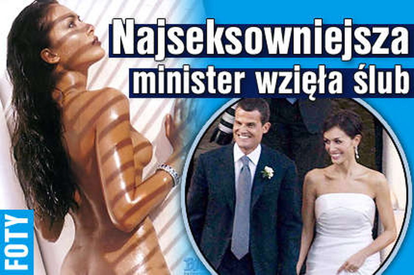 Najseksowniejsza minister wzięła ślub. FOTY