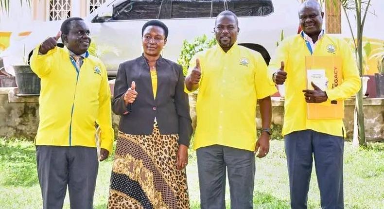 NRM's Todwong ans Seninde welcome UPC's Etii and Eitunganane