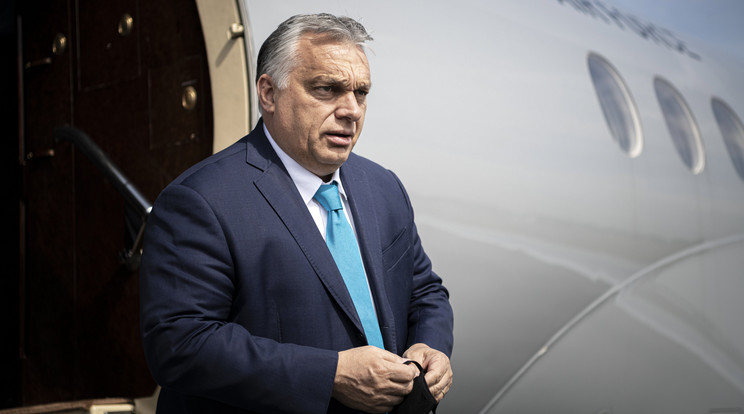 Büszke a magyar-válogatottra Orbán Viktor / Fotó: MTI/Miniszterelnöki Sajtóiroda/Benko Vivien Cher